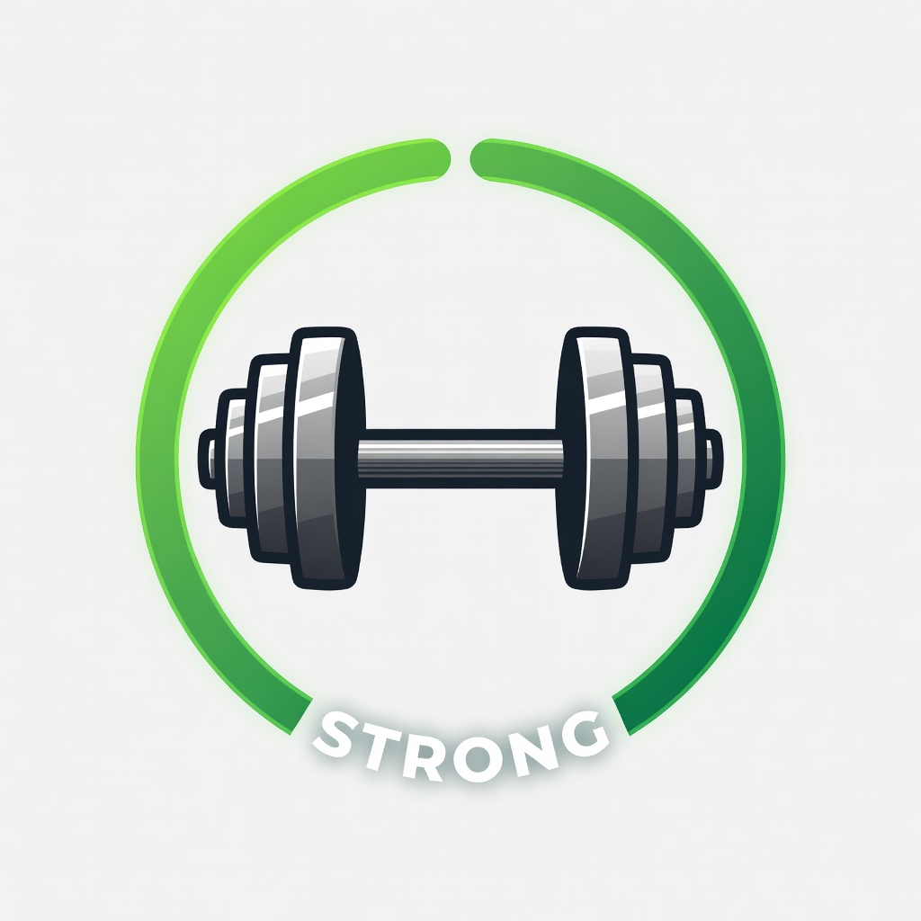 Dumbbell representing strength and fitness habit tracking